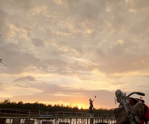 Laguna Glagah Sunset View