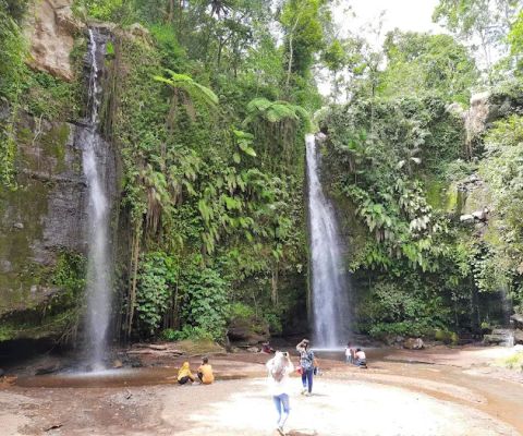 Benang Stokel and Benang Kelambu Waterfall