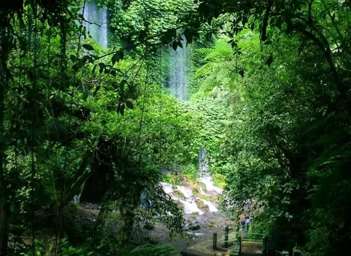 Benang Stokel and Benang Kelambu Waterfall 1