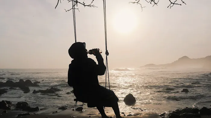 Pantai Gebyuran ( Wisata Pantai Lampon ) 0