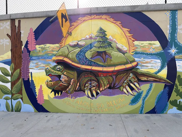 “As Above So Below” Unci Makha Mural 1