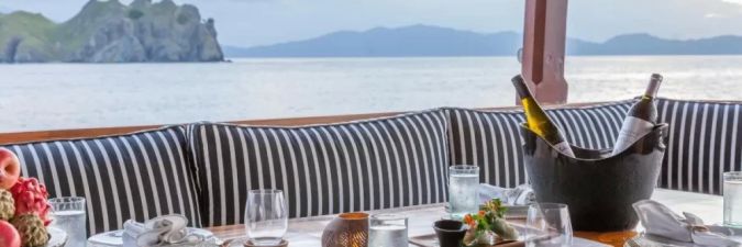 Experience Luxury Yacht Fine Dining Cruise with Gourmet Meals and Elegant Ambiance